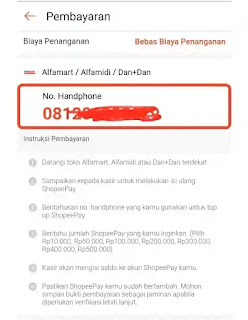 Cara mengisi saldo ShopeePay