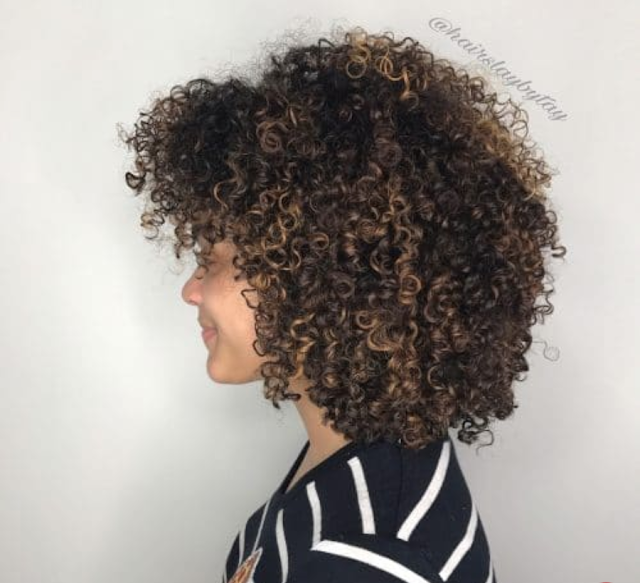 curly bob hair style 2020