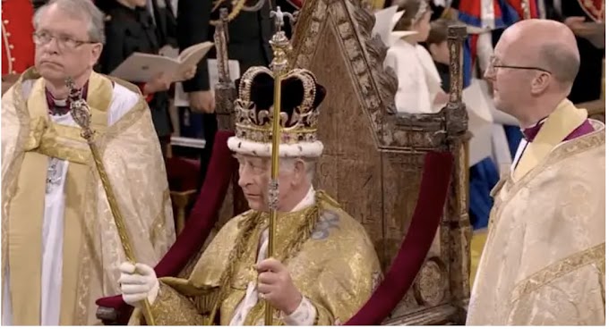 King Charles Officially Crowned In Coronation Service At Abbey
