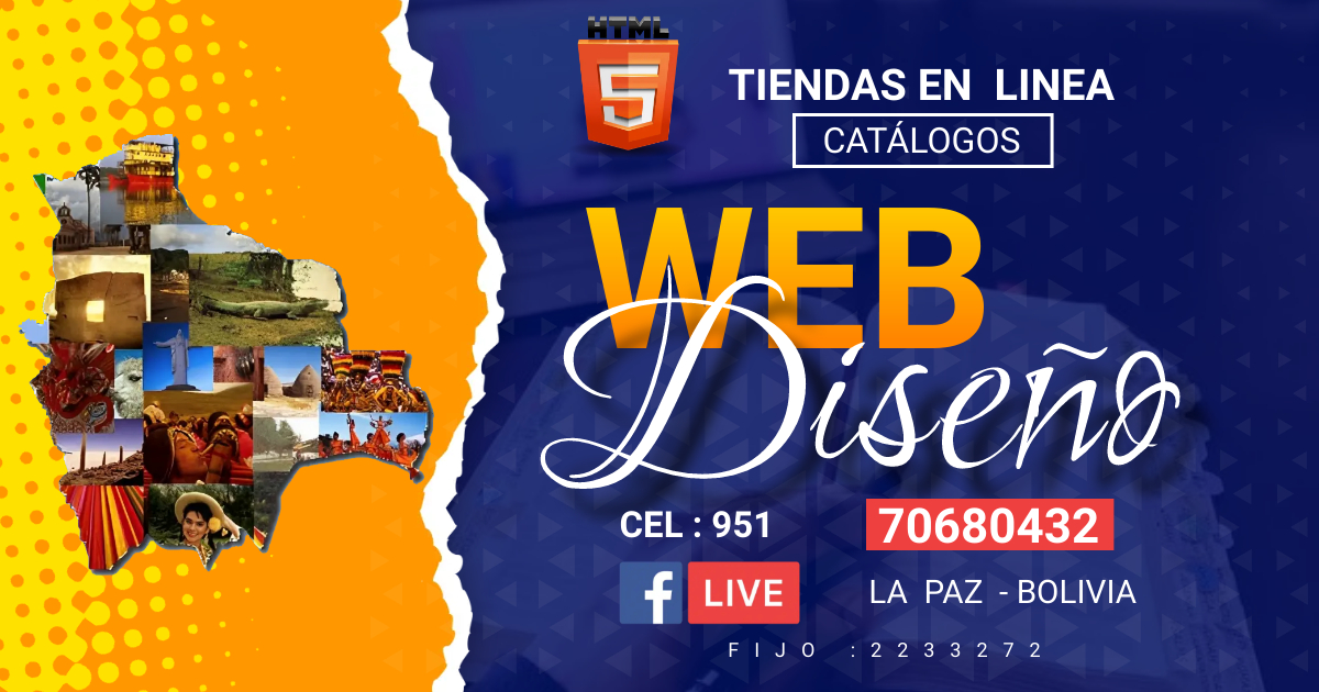 Diseño de páginas web y tiendas online en La Paz, Bolivia