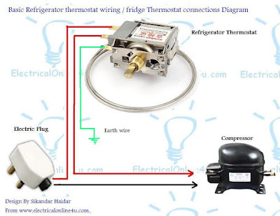 fridge thermostat wiring diagram