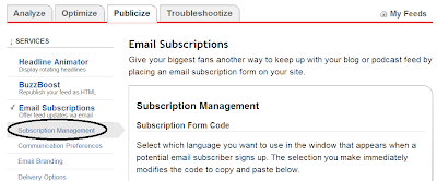 Subscription management