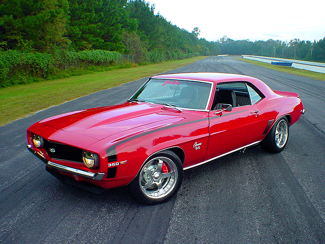 Its a 1969 Chev rolet Camaro SS Its what my car would look like 