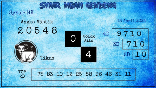 SYAIR HARIAN TOGEL HK