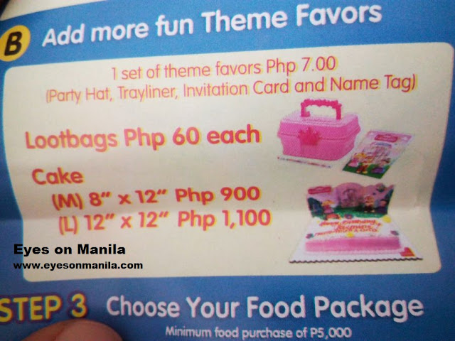 Jollibee Kiddie Party Lootbags