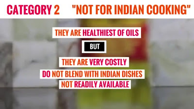 olive oil, almond oil and avocado oil - healthiest cooking oil, but don't blend with Indian cooking