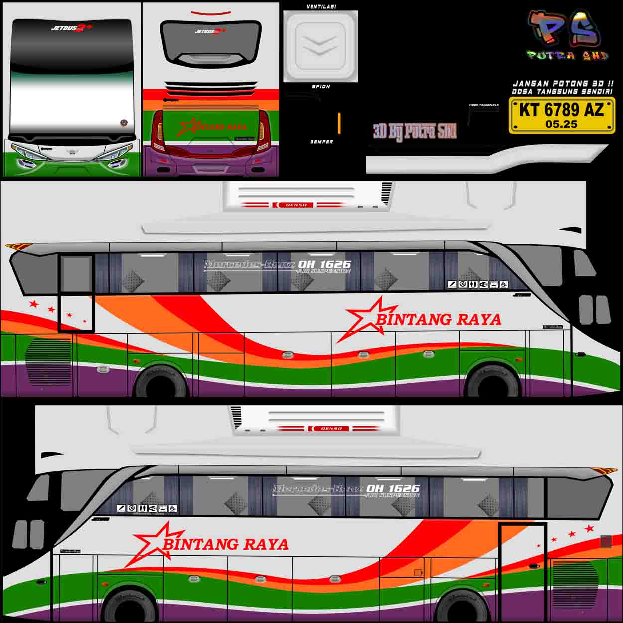 livery bus bintang raya