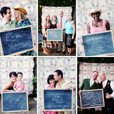 Family quilts used for wedding decorations Following on my quilting moment