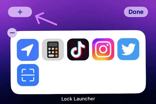 تطبيق Lock Launcher للاختصارات على شاشة القفل