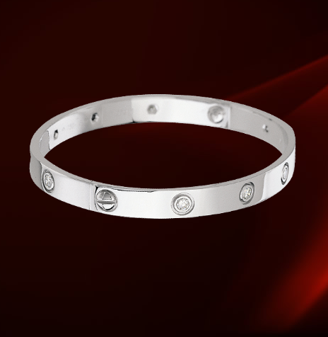 Cartier Love Bracelet White Gold5