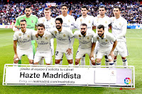 REAL MADRID C. F. - Madrid, España - Temporada 2016-17 - Kiko Casilla, Kroos, Varane, Morata, Pepe y Cristiano Ronaldo; Lucas Vázquez, Kovacic, Isco, Carvajal y Nacho - REAL MADRID C. F. 2 (Morata, Gareth Bale) R. C. D. ESPANYOL DE BARCELONA 0 - 18/02/2017 - Liga de 1ª División, jornada 23 - Madrid, estadio Santiago Bernabeu - Un Madrid con muchos suplentes venció al Español con cierta comodidad a pesar de lo estrecho del resultado durante casi todo el partido. Reapareció, tras larga lesión, Gareth Bale, que marcó un buen gol en el minuto 83, tras sustituir a Morata diez minutos antes