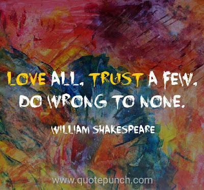 William, Shakespeare, QuotePunch, Love, Trust