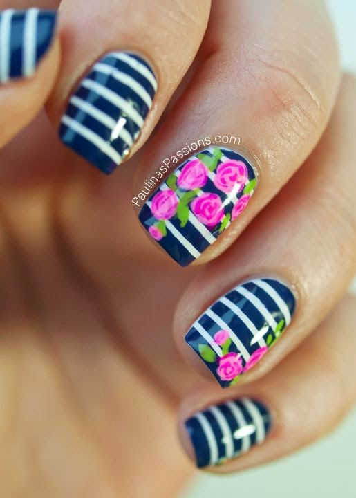 Gambar kuku tangan cantik (Nail Art)