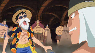 ワンピースアニメ ドレスローザ編 633話 ルフィ かわいい ルーシー Monkey D. Luffy | ONE PIECE Episode 633