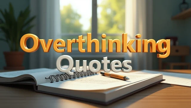 Banner image showing a quiet desk with a notebook and pen, representing mental clarity and taking action after overthinking.