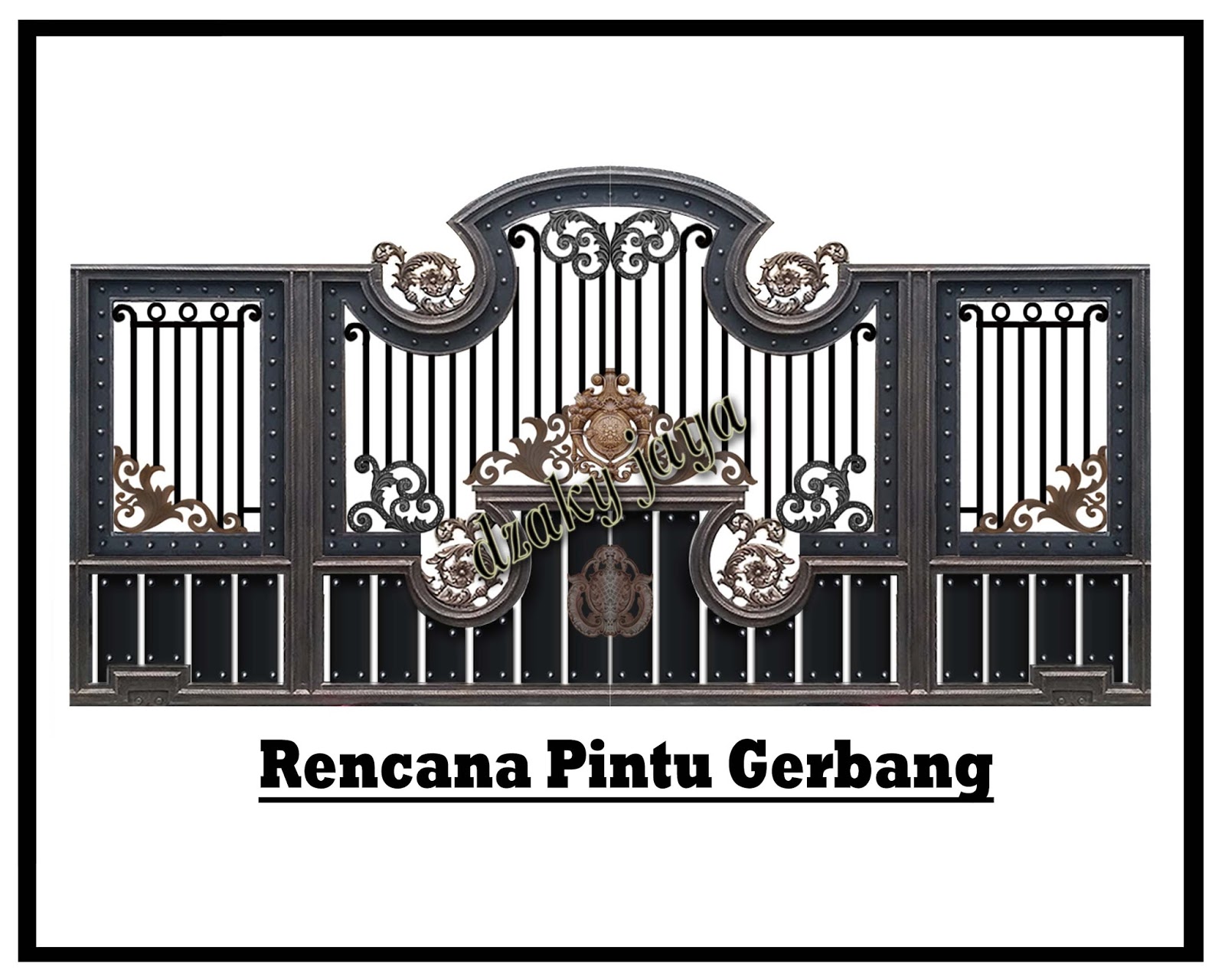  Gambar Pintu Pagar Gerbang Railing Balkon Tangga Besi 