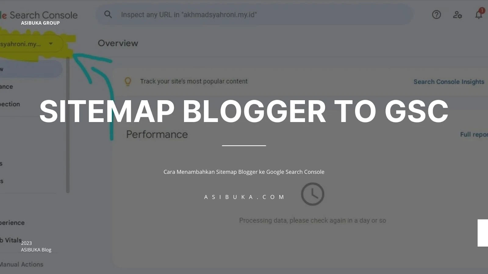 Cara Menambahkan Sitemap Blogger ke Google Search Console
