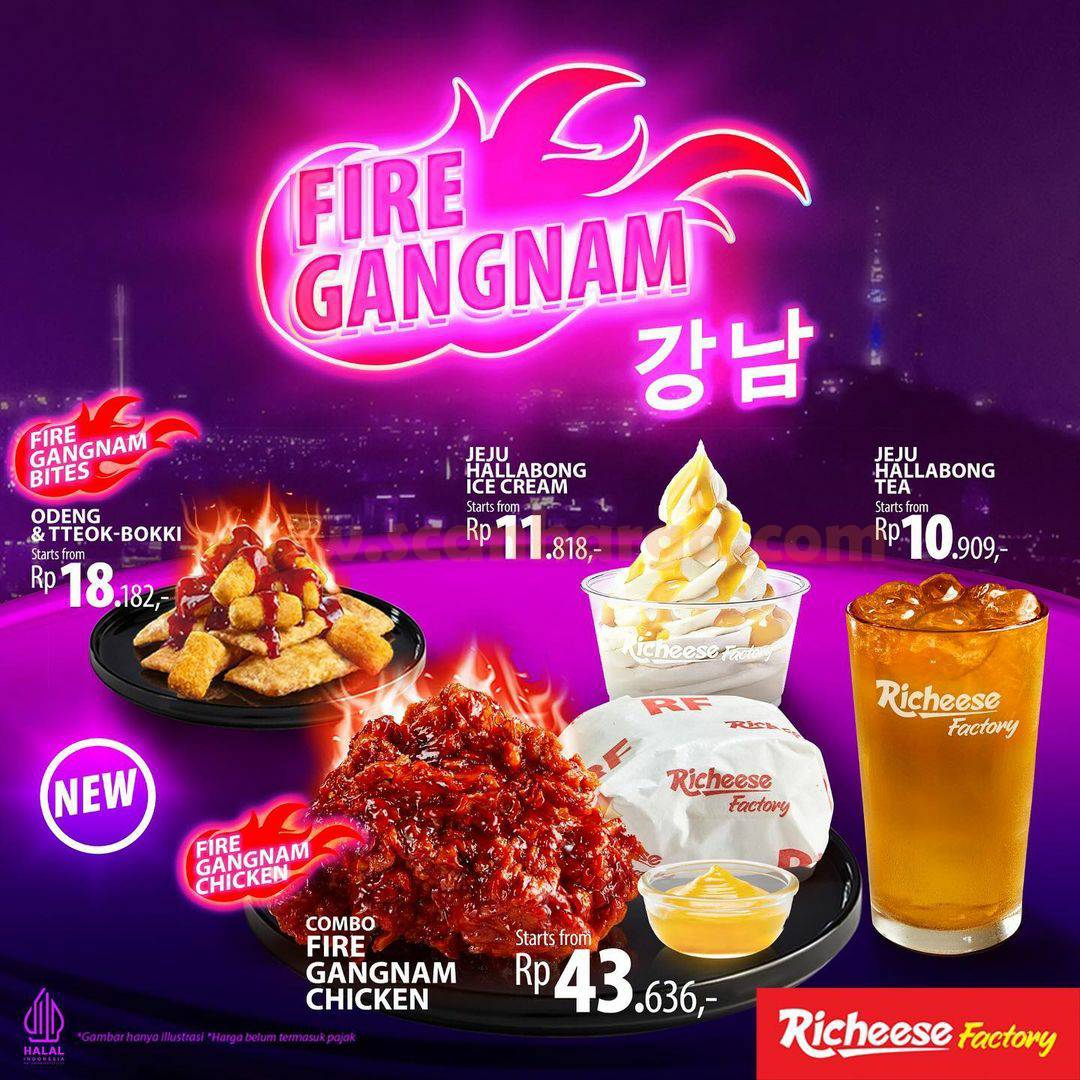 RICHEESE FACTORY FIRE GANGNAM SERIES - Harga mulai Rp. 10.090,-