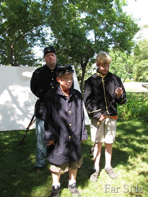 Mustering in new soldiers
