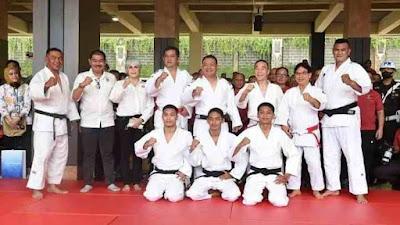 Kasad Terima Penganugerahan Sabuk Hitam Dan-5 Judo