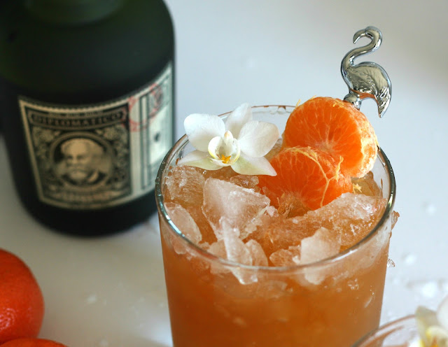 Clementine Rum Cobbler