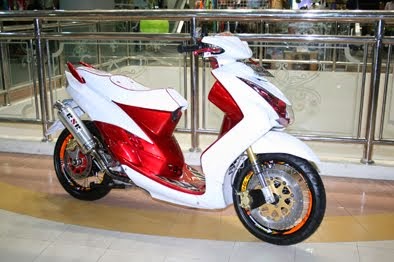 Gambar Modifikasi  Yamaha Mio  Soul  Airbrush Terbaru