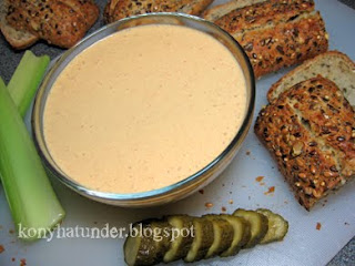 cottage-cheese-dipping-celery-bread-gherkin