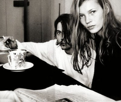 kate moss and johnny depp photoshoot