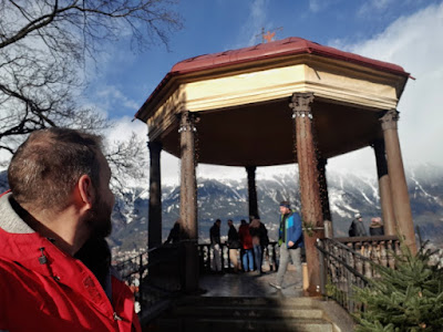 View point over Innsbruck from Panorama museum