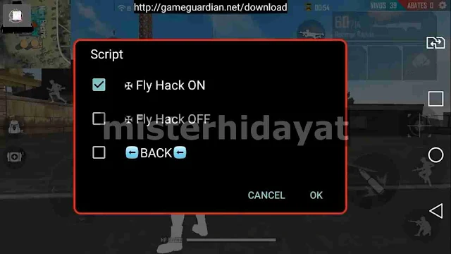 Script Fly Hack Free Fire Terbaru Work 100%