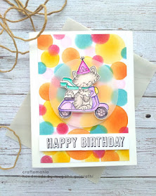 Happy Birthday by Mugdha features Newton Scoots By by Newton's Nook Designs; #newtonsnook