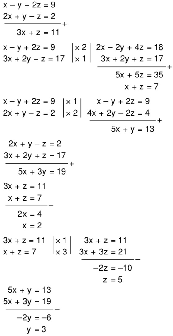 Contoh Soal Himpunan Penyelesaian Sistem Persamaan Linear