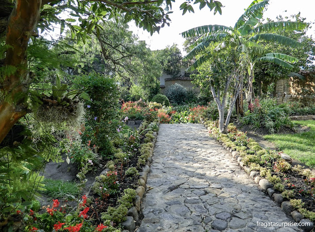 Jardins da Casa Museu Antonio Ricaurte, Villa de Leyva Colômbia