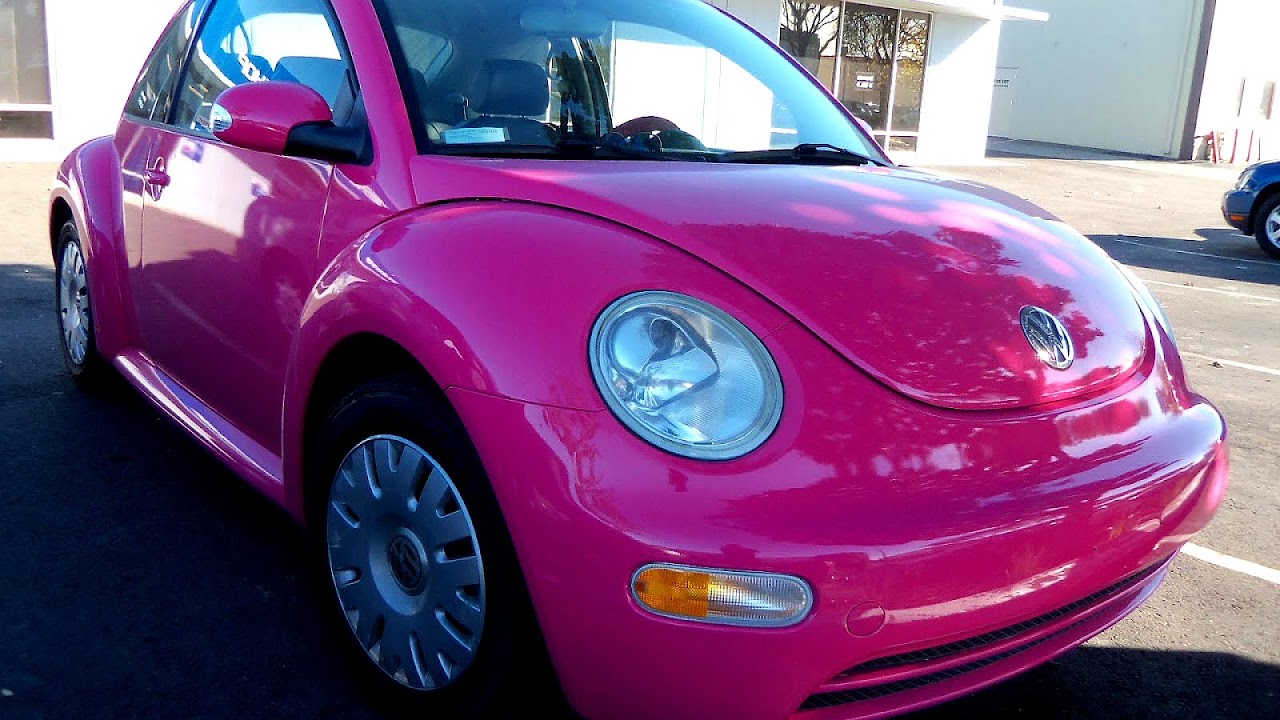 Hot Pink Volkswagen Beetle