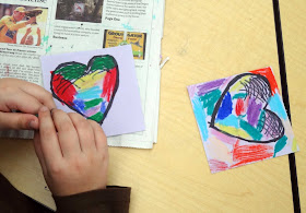 Jim Dine Valentine's Day Art Lesson