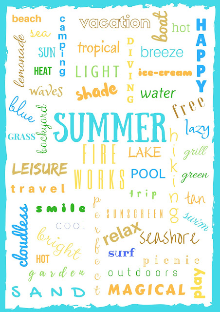 Happy Summer! (with free printable)