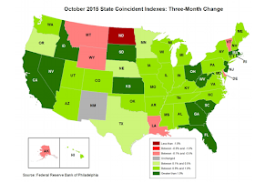 Philly Fed State Conincident Map