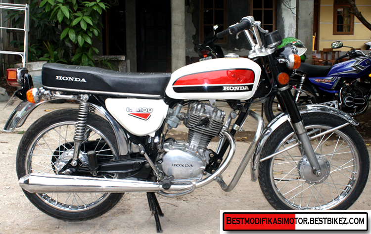 Honda Cb 100 1975 Gambar Modifikasi Motor Terbaru  Motorcycle Review 