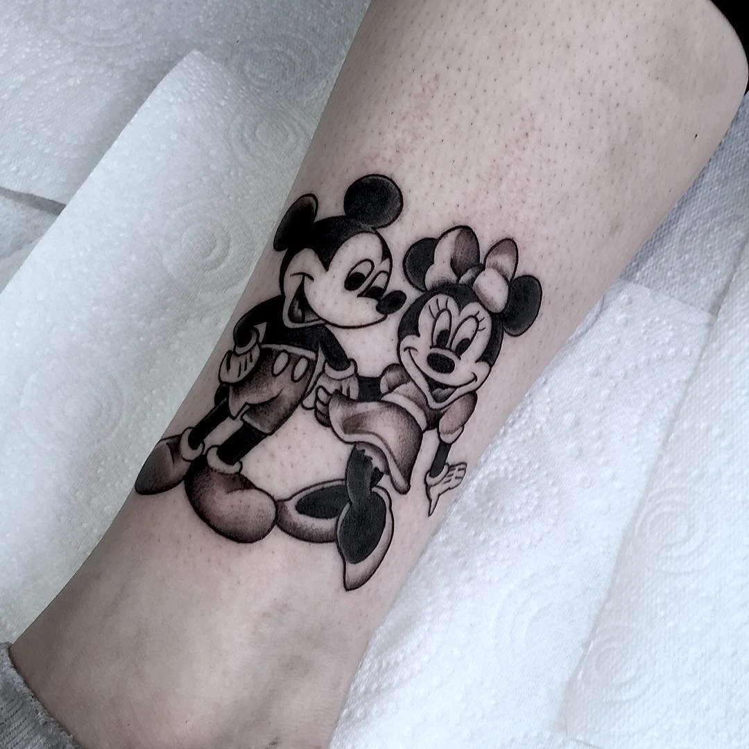 Tatuajes de Mickey y Minnie Mouse