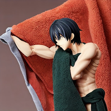 Eren Yeager Figure Towel