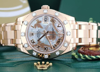 Rolex Pearlmaster 34 Goldust Dream Diamants Romains