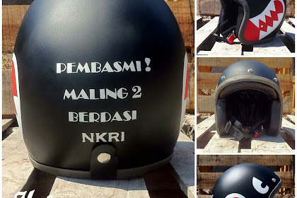 20+ Koleski Terbaru Gambar Stiker Helm Lucu