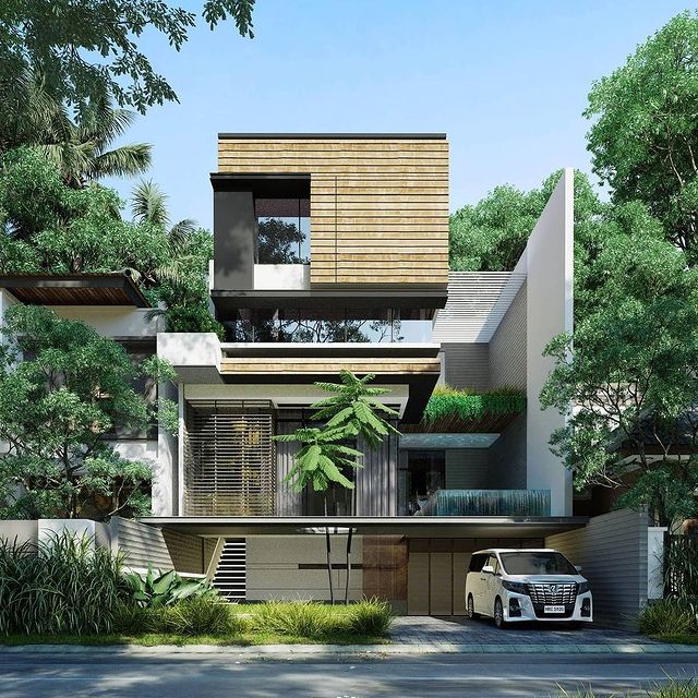 desain rumah minimalis ada tokonya