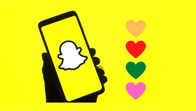 What Does Yellow, Red, Green, Pink Heart On Snapchat Mean?