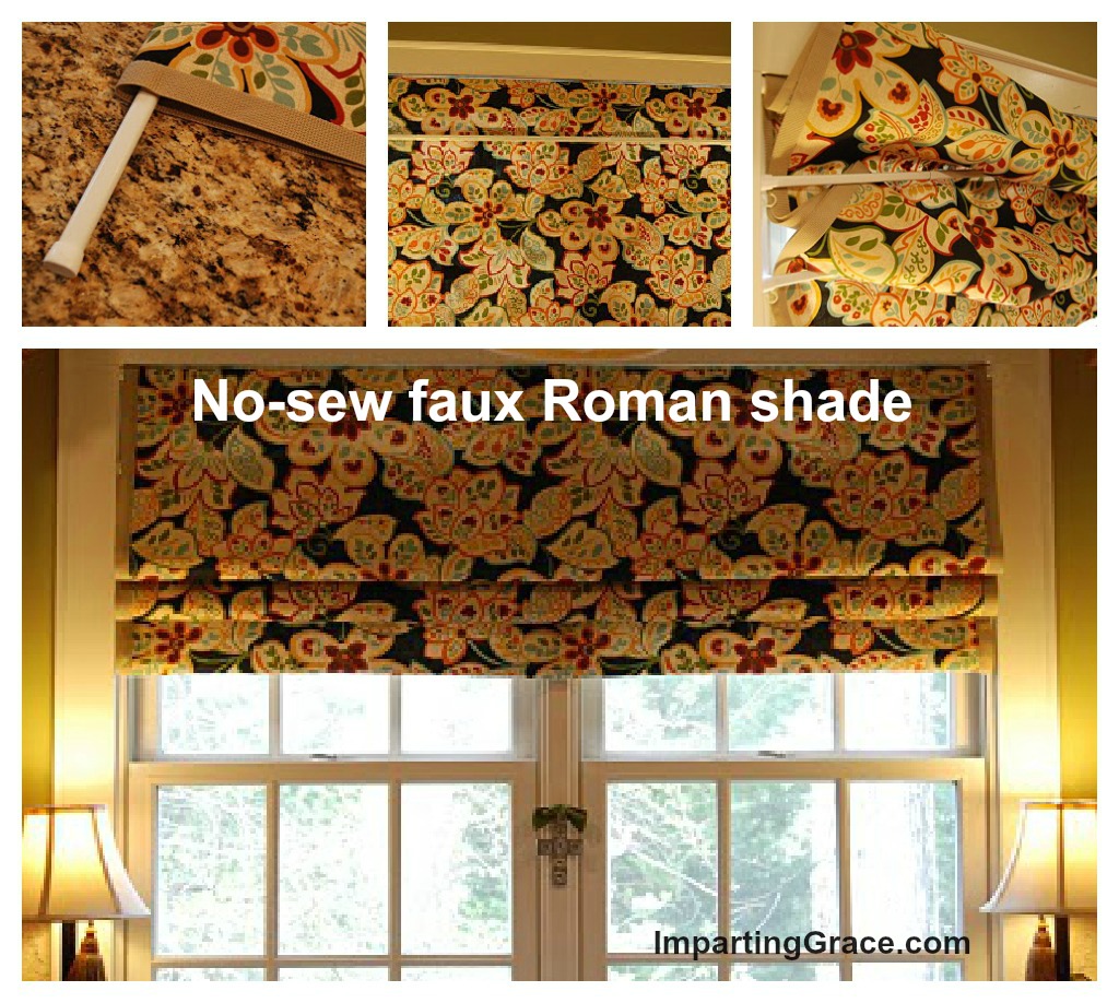 No Sew Faux Roman Shades | 1024 x 918 · 348 kB · jpeg