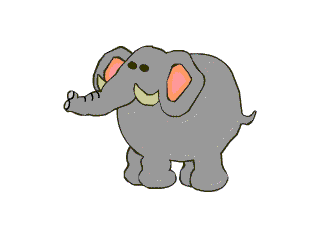 Galleryku Animasi Hewan gajah  