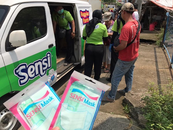 Mobil Sensi Keliling Depok, Jual Masker dengan Harga Murah