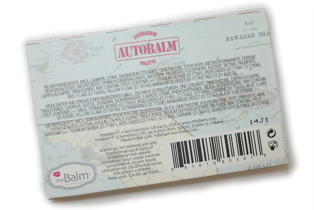 theBalm Autobalm Hawaii Face Palette