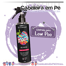 Spray Vinagre de Maça Tutanat (Low Poo)