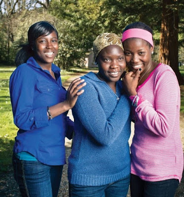 Checkout Adorable Photos Of 3 Chibok Girls Schooling In The US